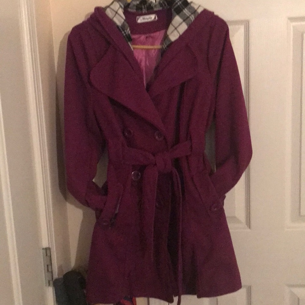 Purple Pea Coat